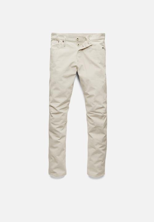 G-STAR - Scutar 3d slim tapered - ecru