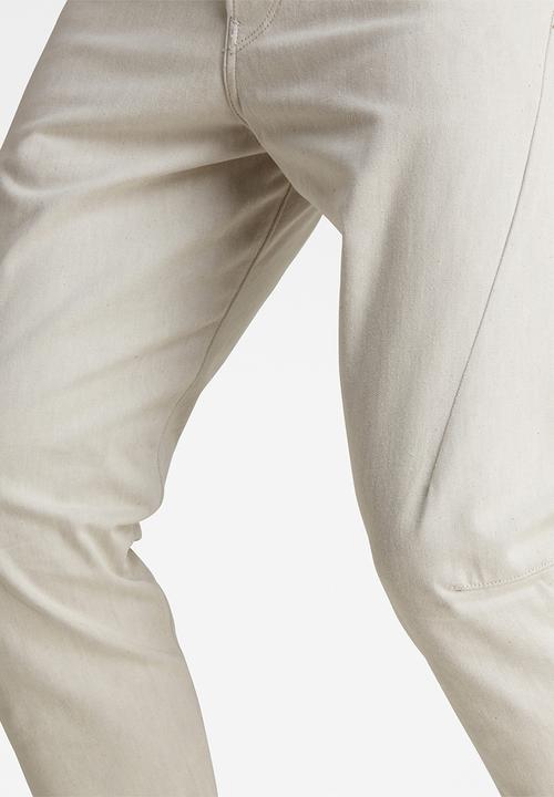 G-STAR - Scutar 3d slim tapered - ecru