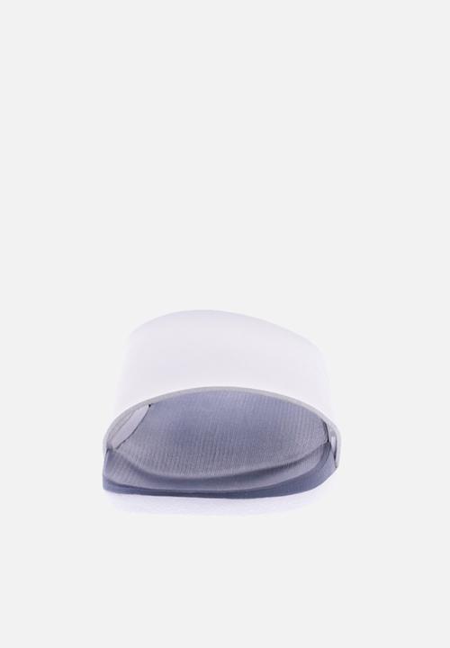 Skechers - Kids smu slides - white & navy