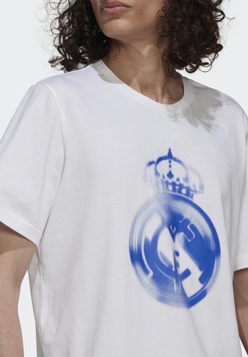 adidas Performance - Real Madrid tee - white/hi-rise blue