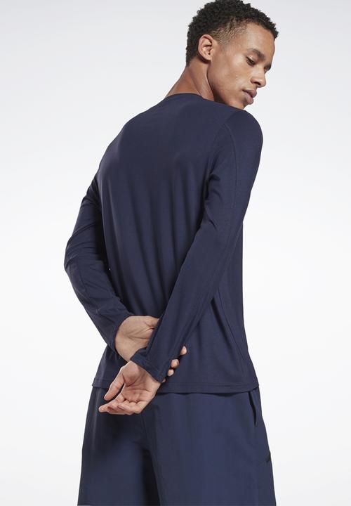 Reebok - Ts ac+dreamblend long sleeve t-shirts - vector navy