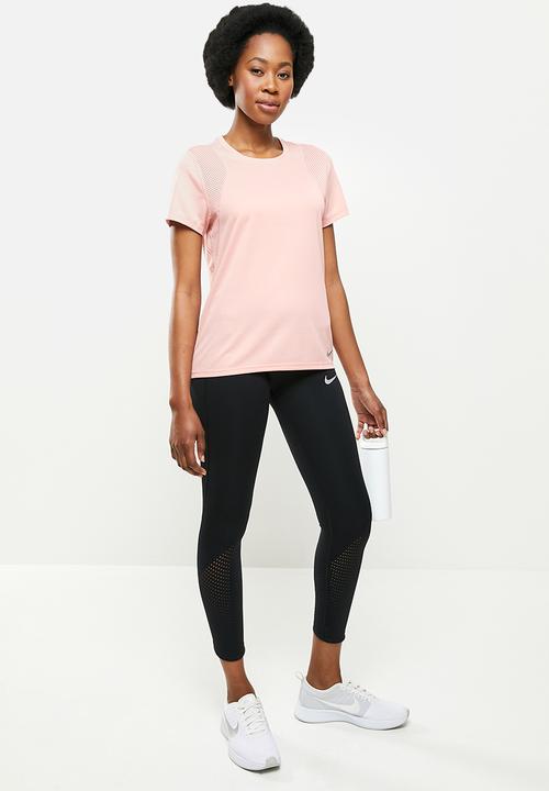 Nike - Nike run short sleeve top - pink