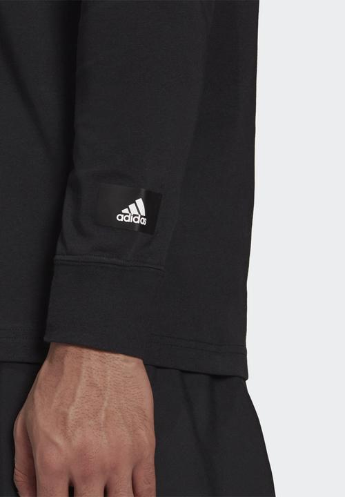 adidas Performance - Future Icons LS Graphic  Tee - Black