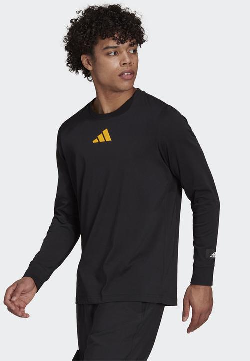 adidas Performance - Future Icons LS Graphic  Tee - Black