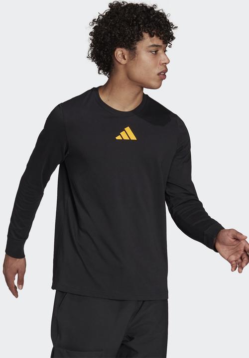 adidas Performance - Future Icons LS Graphic  Tee - Black
