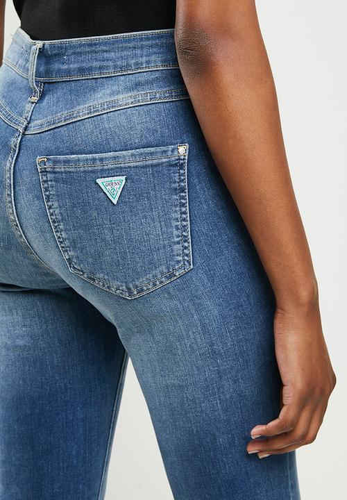 GUESS - Eco mid wash high rise - mid blue