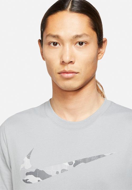 Nike - Nk df tee camo fill gfx - particle grey