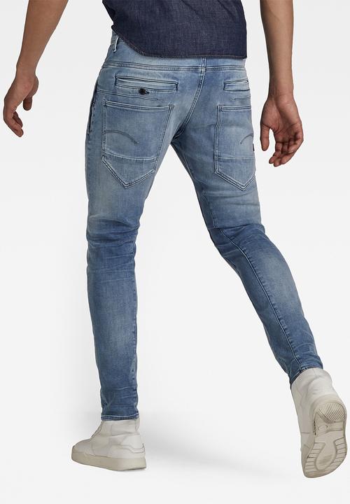 G-STAR - D-staq 3d slim - vintage beryl blue