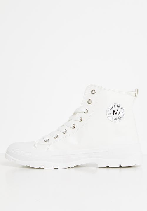 Madison® - Alice hi-top sneaker - white