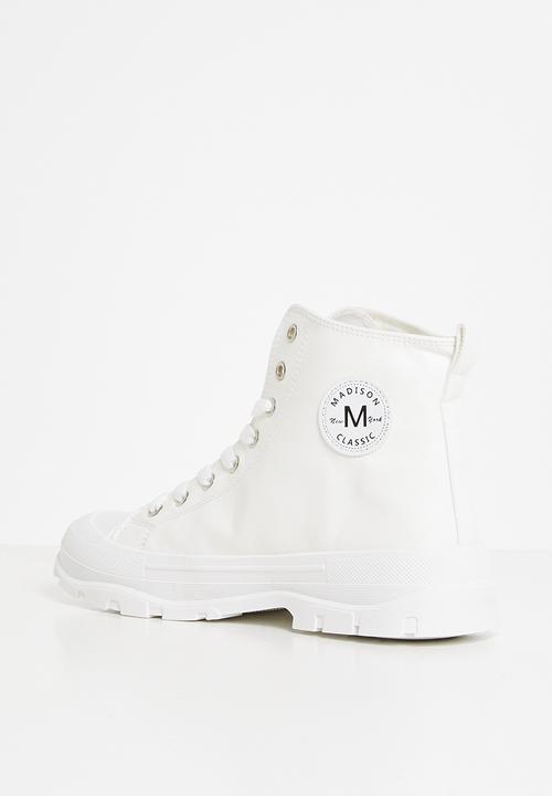 Madison® - Alice hi-top sneaker - white
