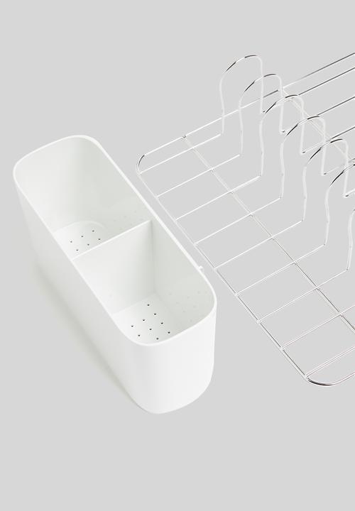 Litem - 1 layer dish rack - white