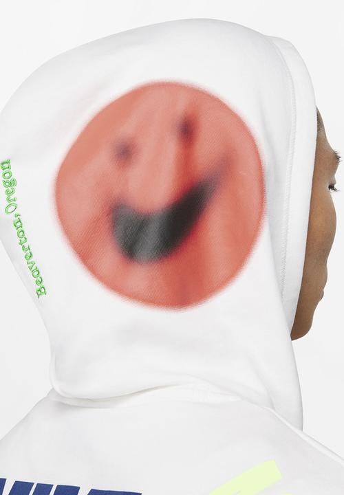 Nike - M nsw po ft hoodie world tour - white