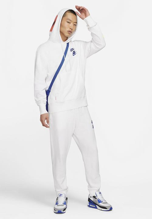Nike - M nsw po ft hoodie world tour - white