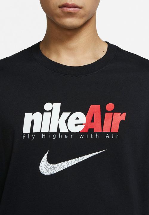 Nike - M nsw tee ls swoosh by air gx - black
