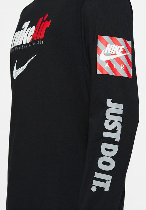 Nike - M nsw tee ls swoosh by air gx - black