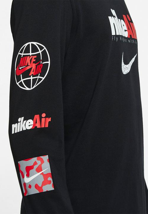 Nike - M nsw tee ls swoosh by air gx - black
