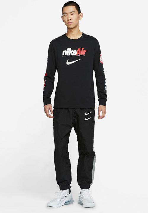 Nike - M nsw tee ls swoosh by air gx - black