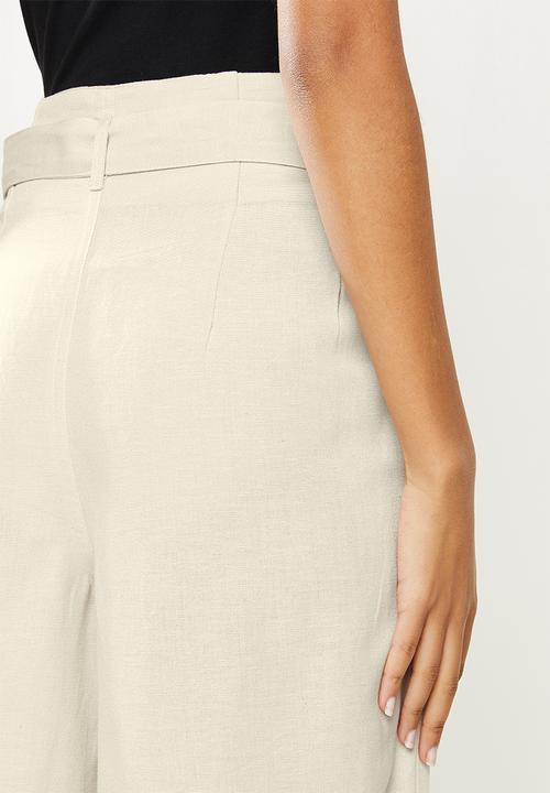 ONLY - Aminta-viva life highwaist culotte pant - pumice stone
