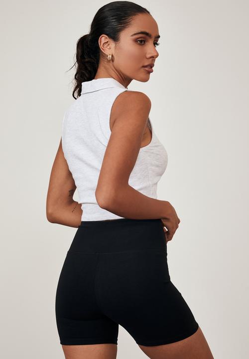 Factorie - Collared tank - silver marle