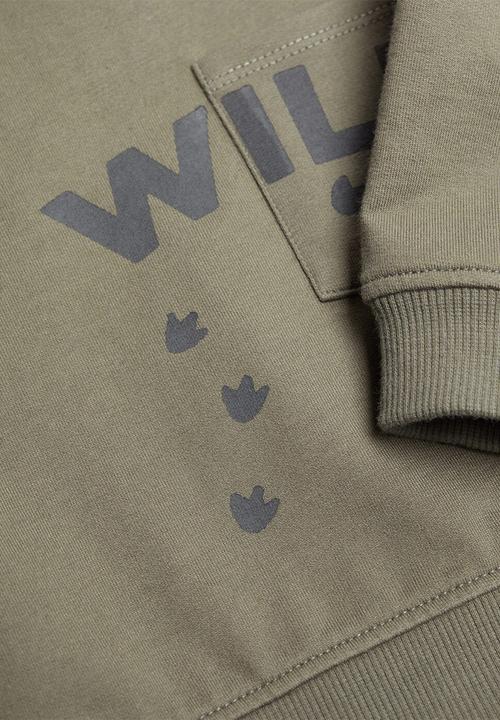 MANGO - Sudadera wild - olive