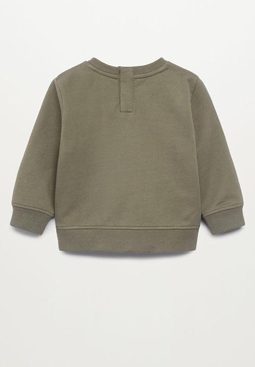 MANGO - Sudadera wild - olive