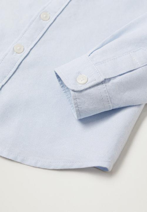 MANGO - Shirt oxford - blue