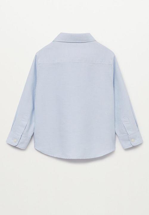 MANGO - Shirt oxford - blue