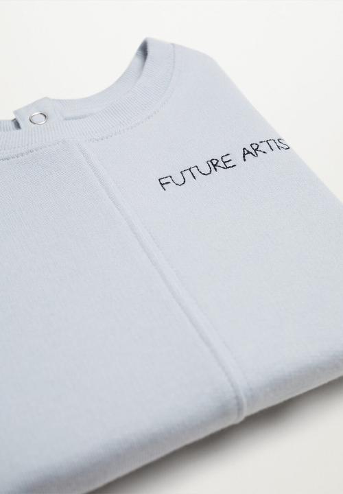 MANGO - Sweatshirt artist - light  blue