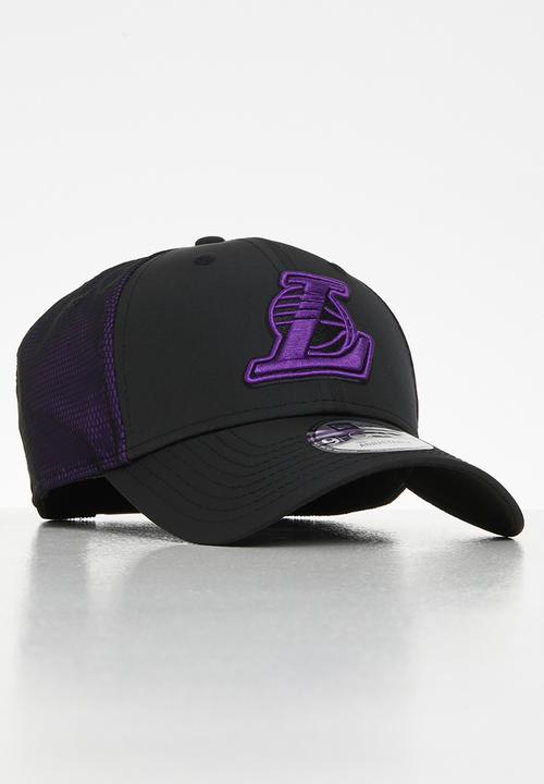 New Era - Mesh underlay 9forty Los Angeles lakers - black & purple