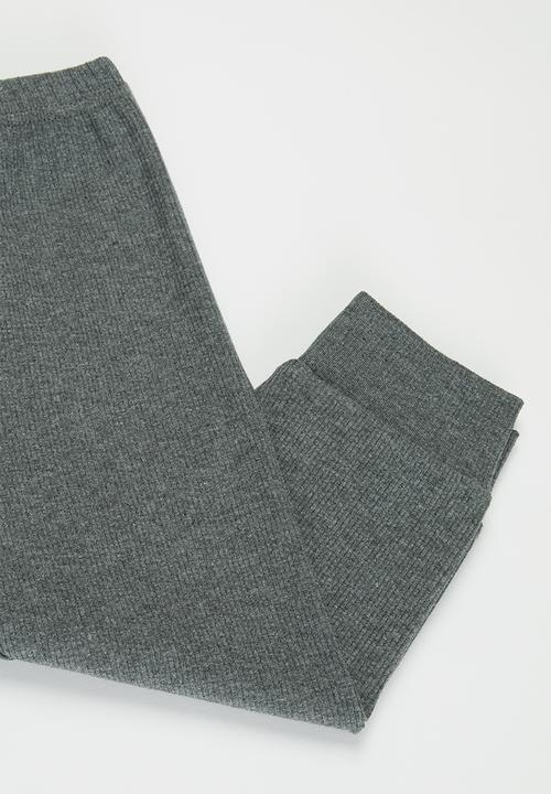 Pop Candy - Baby loungwear top & pants set - charcoal