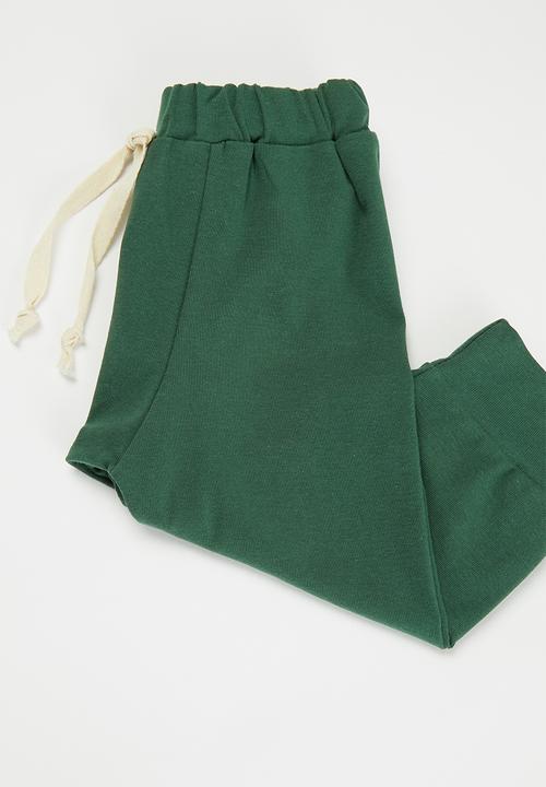 Pop Candy - Baby boys ribbed top & pants set - green
