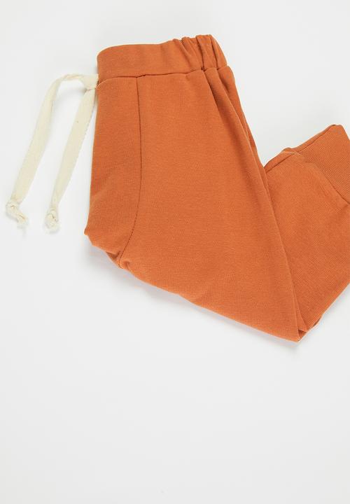 Pop Candy - Baby loungewear top & pants set - orange