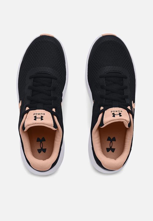 Under Armour - Ua w surge 2 - black / white / particle pink