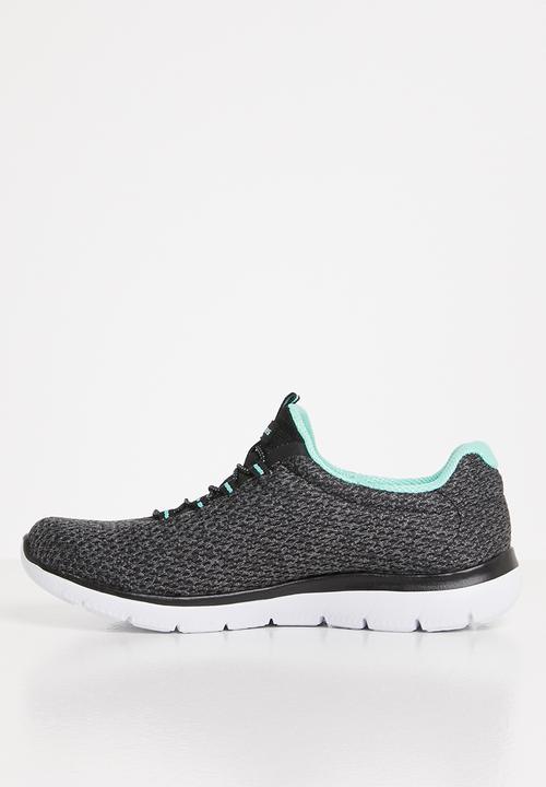 Skechers - Summits - black turquiose