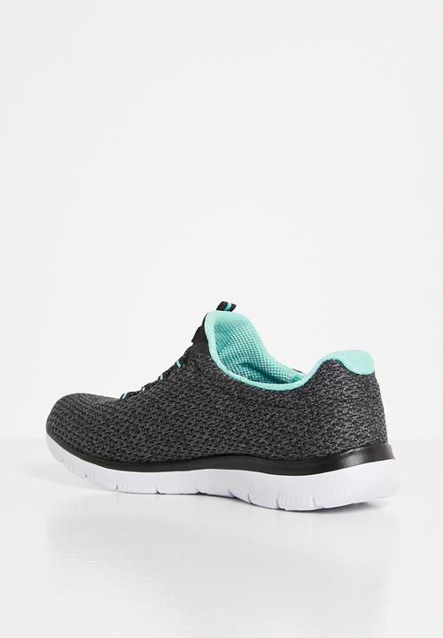 Skechers - Summits - black turquiose