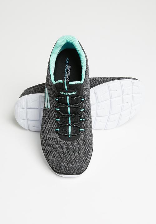 Skechers - Summits - black turquiose