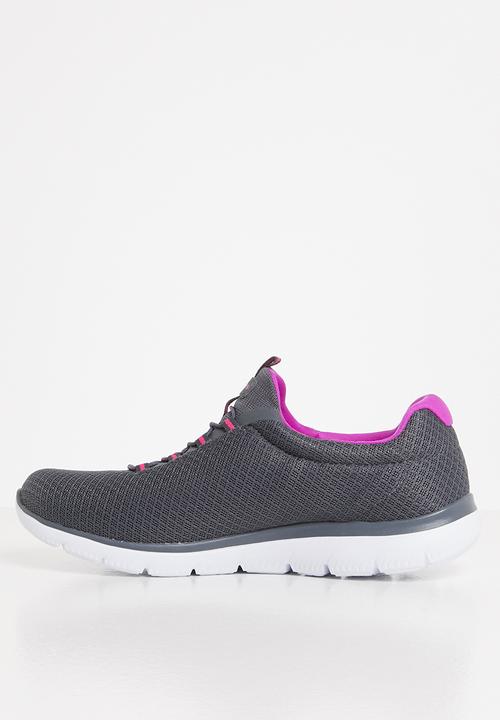 Skechers - Summits - charcoal purple