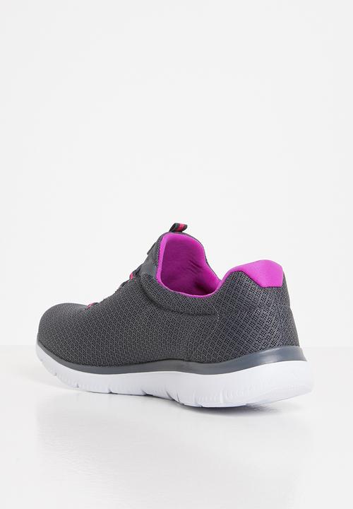 Skechers - Summits - charcoal purple