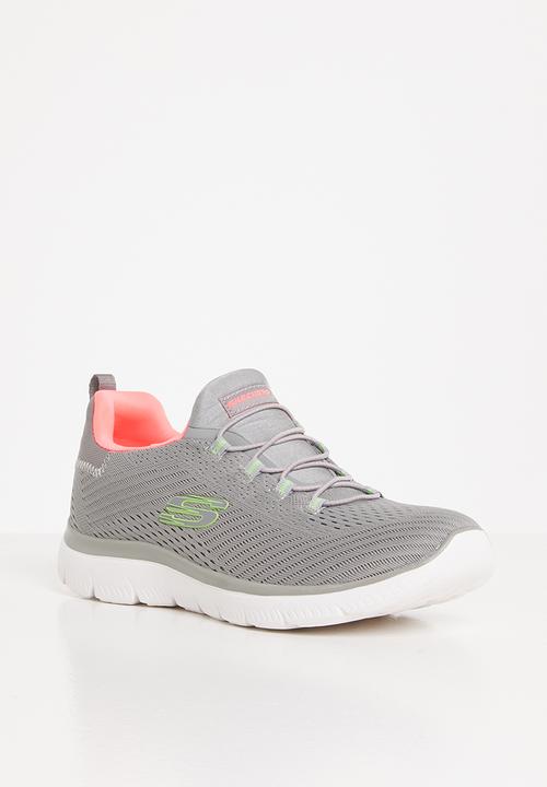 Skechers - Summits - grey hot pink