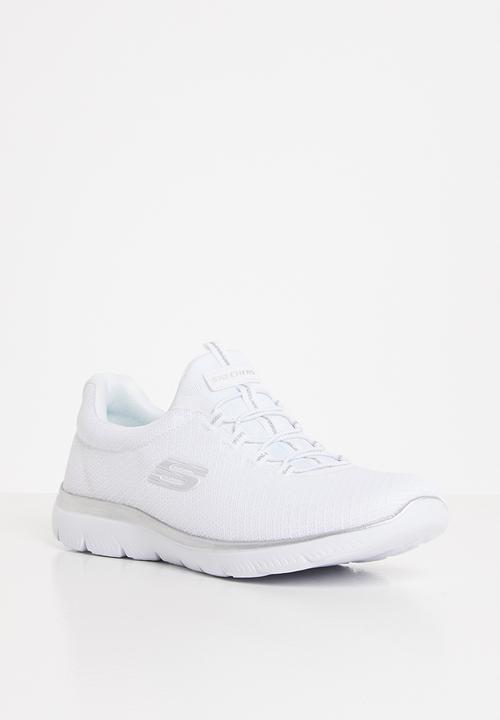 Skechers - Summits - white & silver 