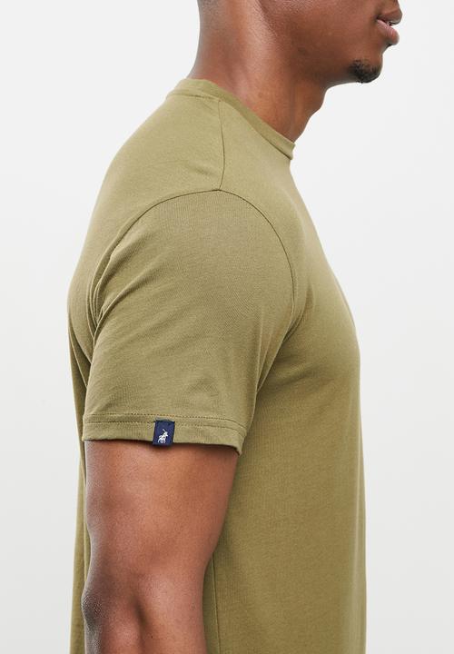 POLO - Lucas crew neck  tee - fatigue