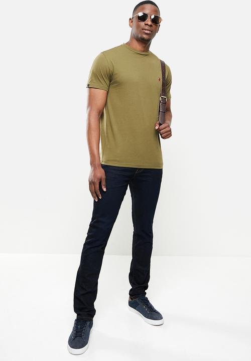 POLO - Lucas crew neck  tee - fatigue