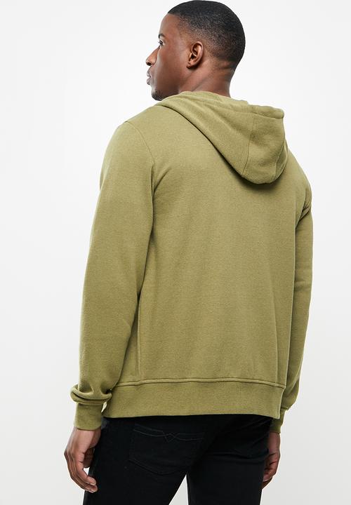 POLO - Cypress full zip hood - olive