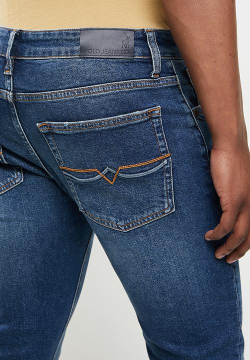 POLO - Cairo slim leg jeans - mid wash