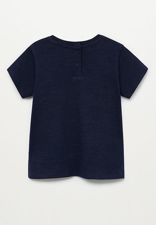 MANGO - T-shirt basic - black