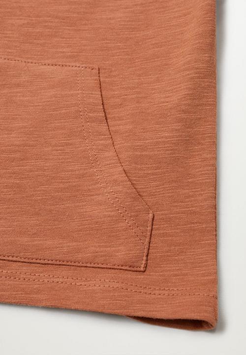 MANGO - T-shirt kangoo - rust