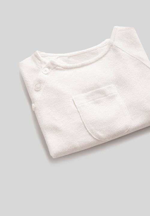 MANGO - T-shirt charlie i - white