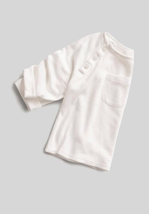 MANGO - T-shirt charlie i - white