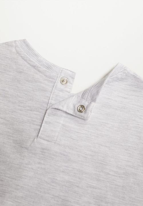 MANGO - T-shirt elefante - grey