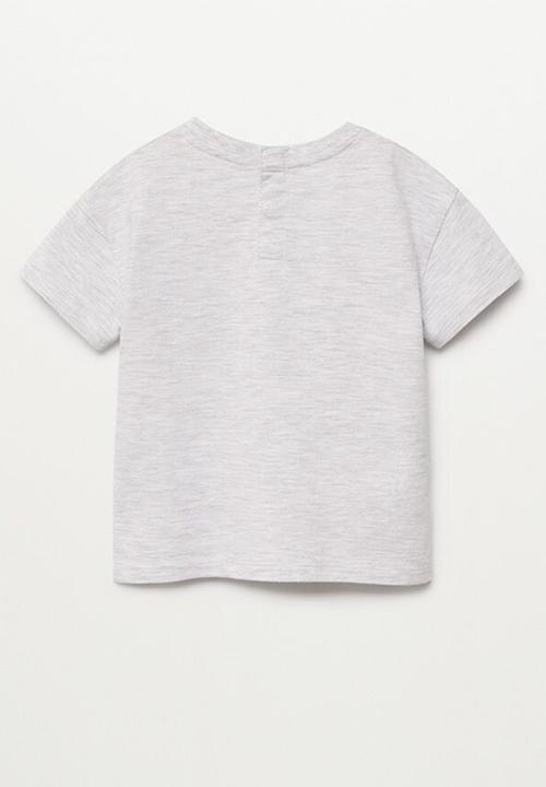 MANGO - T-shirt elefante - grey